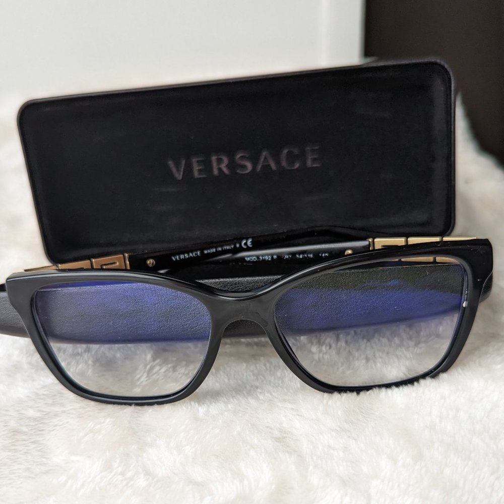 Versace Frames In Original Box. Authentic. Black … - image 3